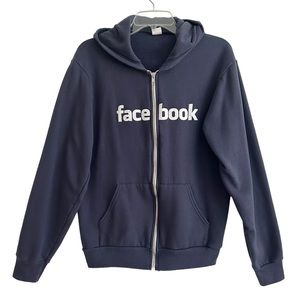 Facebook Navy Blue Hoodie M EPC